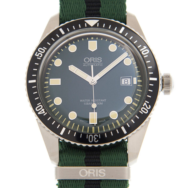 Oris Divers Sixty-Five Automatic Green Dial Unisex Watch #733 7720 4057 5 21 25FC - Watches of America #2