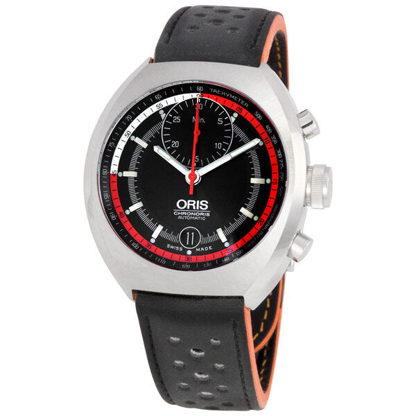 Oris Men's Chronoris Chronograph Automatic Stainless Steel Watch 672-7564-4154SET#01 672 7564 4154-SET - Watches of America