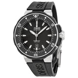 Oris ProDiver Date Black Dial Black Rubber Men's Watch 733-7682-7154RS#01 733 7682 7154-07 4 26 34TEB - Watches of America