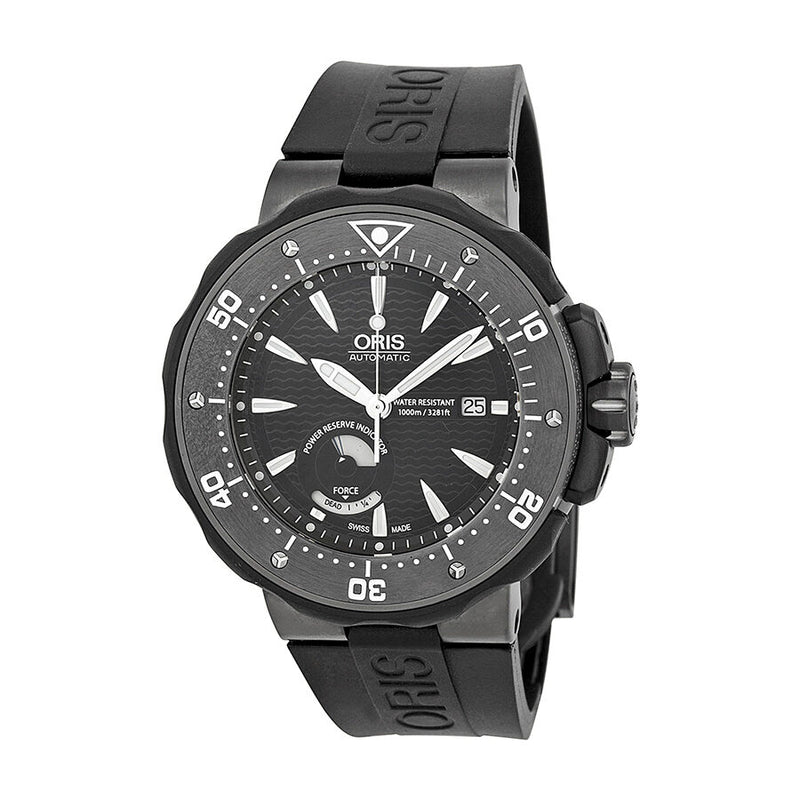 Oris ProDiver Hirondelle Limited Edition Black Dial Black Rubber Men's Watch #01 667 7645 7294-Set - Watches of America
