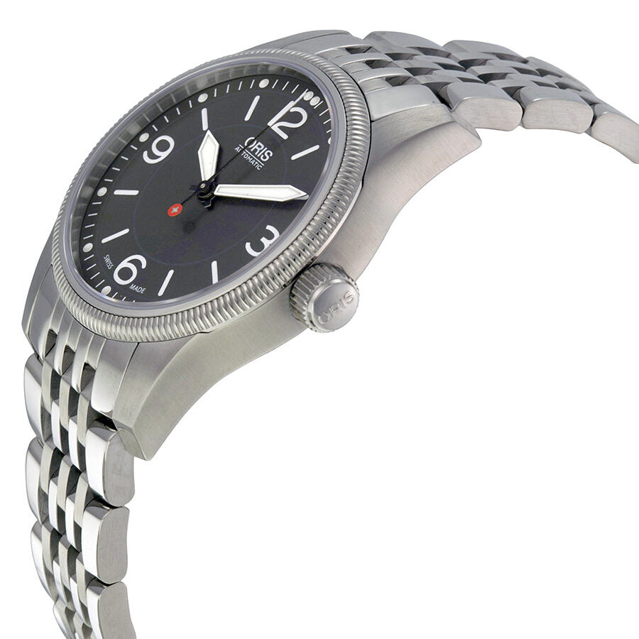 Oris Swiss Hunter Team Black Dial Stainless Steel Mid Size Watch 733 7649 4063MB Watches of America