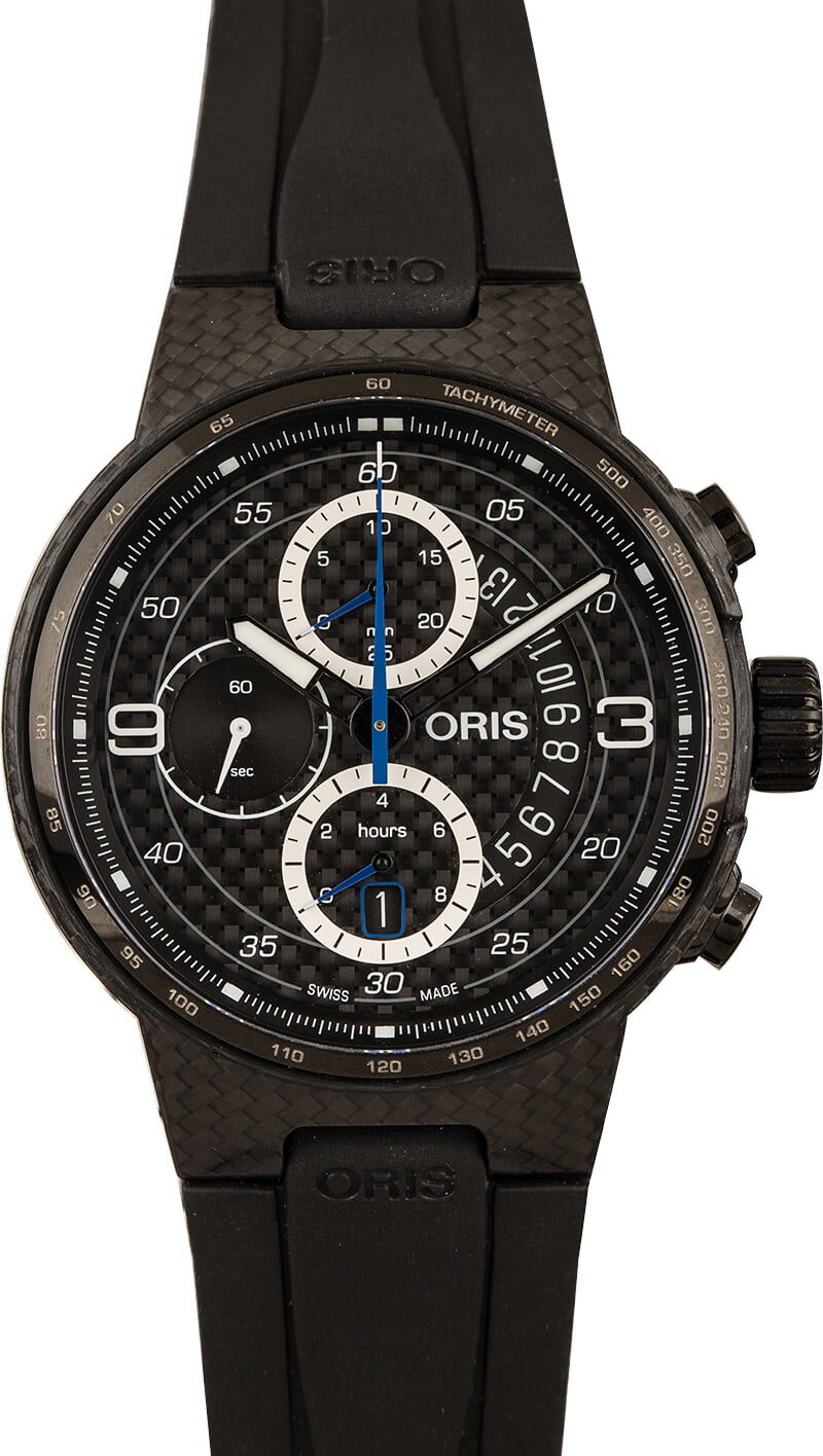 Oris Williams FW41 Limited Edition Chronograph Automatic Black Dial Men's Watch #01 774 7725 8794-RS set - Watches of America