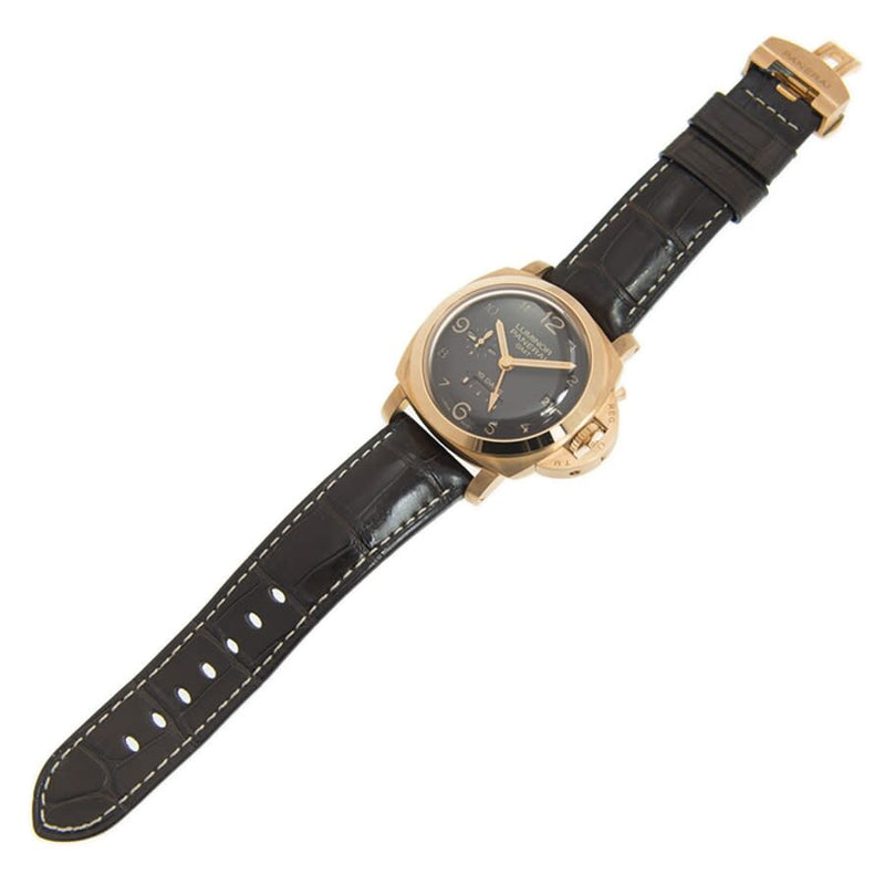 Panerai Luminor 1950 GMT Brown Dial Men's Watch #PAM00488 - Watches of America #3