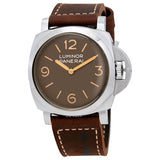 Panerai Luminor 1950 Acciao Brown Dial Men's Watch #PAM00663 - Watches of America