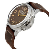 Panerai Luminor 1950 Acciao Brown Dial Men's Watch #PAM00663 - Watches of America #2