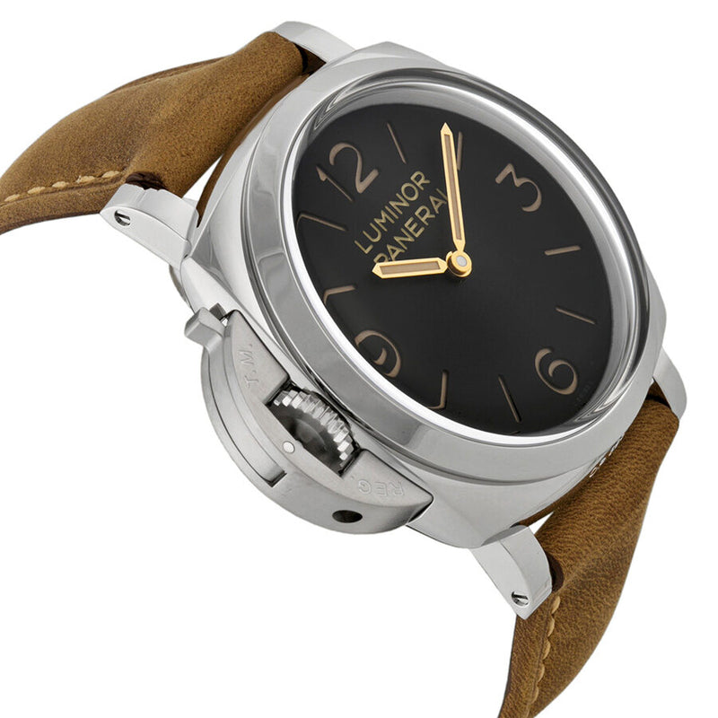 Panerai Luminor 1950 Left-handed 3 Days Acciaio Men's Watch #PAM00557 - Watches of America #2