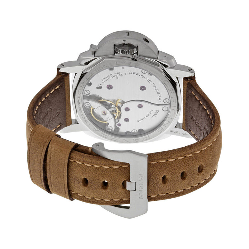 Panerai Luminor 1950 Left-handed 3 Days Acciaio Men's Watch #PAM00557 - Watches of America #3