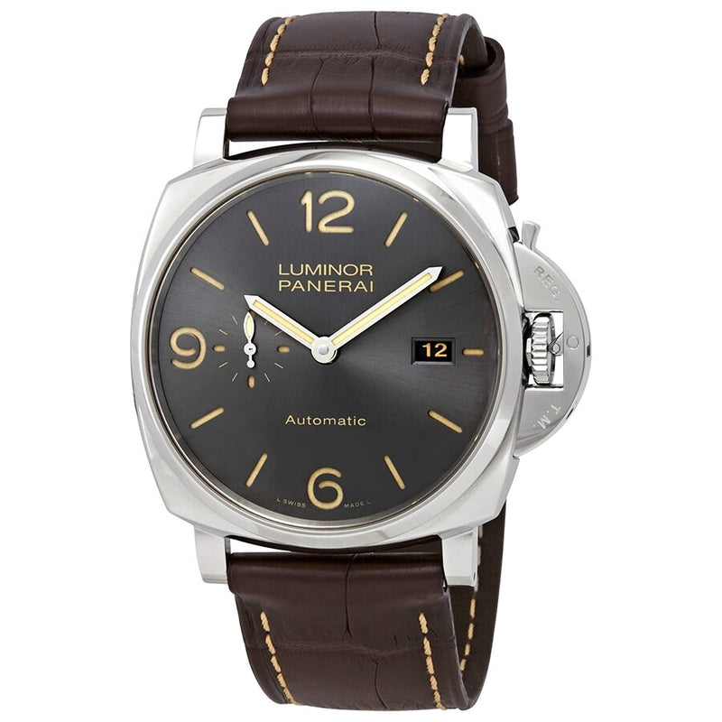 Panerai Luminor 45 mm Automatic Grey Dial Men's Watch #PAM00943 - Watches of America