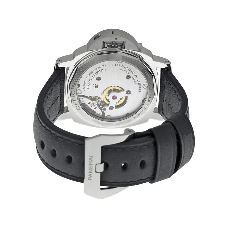 Panerai Luminor Base 8 Days Acciaio Mechanical Men's Watch #PAM00561 - Watches of America #3