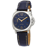 Panerai Luminor Due Blue Sun Brushed Dial Men's Watch #PAM00926 - Watches of America
