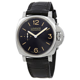 Panerai Luminor Due Hand Wound Black Dial Men's Watch #PAM00676 - Watches of America