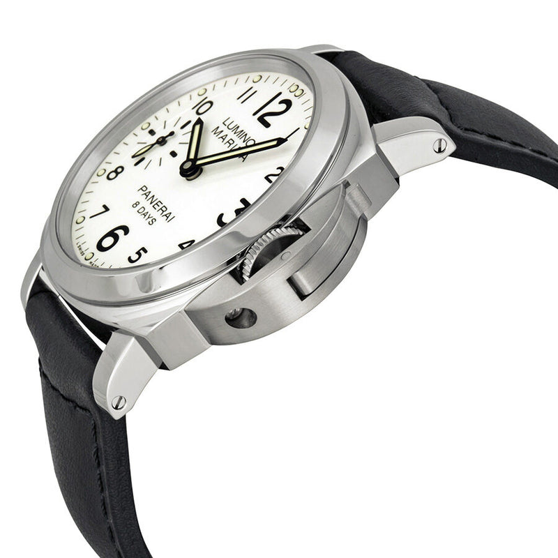 Panerai Luminor Marina 8 Days Acciaio Mechanical White Dial Men's Watch #PAM00563 - Watches of America #2