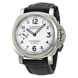 Panerai Luminor Marina 8 Days Acciaio Mechanical White Dial Men's Watch #PAM00563 - Watches of America