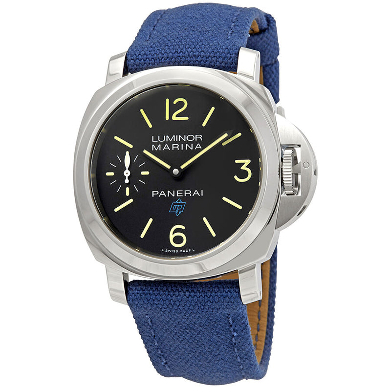 Panerai Luminor Marina Hand Wind Black Dial Men's Watch #PAM00777 - Watches of America