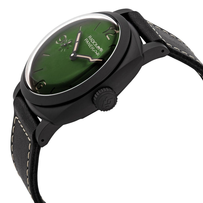 Panerai Radiomir 48MM Hand Wind Military Green Dial Ceramic Men s