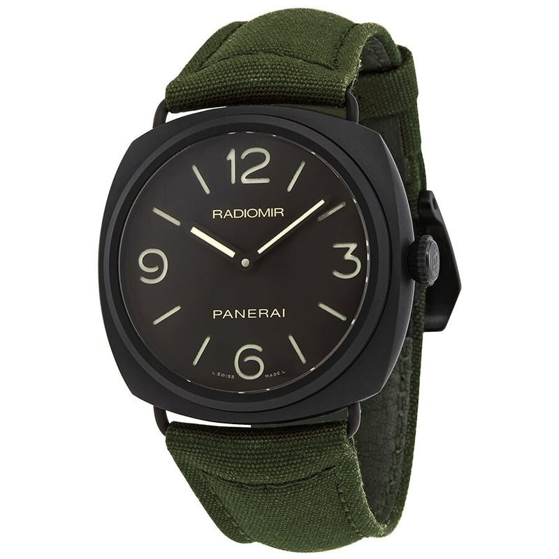 Panerai Radiomir  Black Seal Kuwait Hand Wind Black Dial Men's Watch #PAM00612 - Watches of America