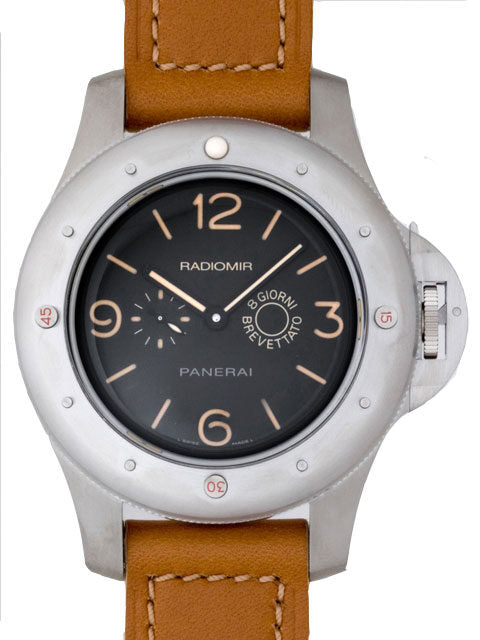 Panerai Radiomir Egiziano Black Dial Men's Watch #PAM00341 - Watches of America