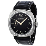 Panerai Radiomir Titanium Black Dial Leather Mechanical Men's Watch #PAM00338 - Watches of America