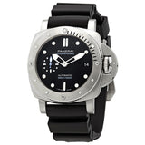 Panerai Submersible Automatic Black Dial Men's Watch #PAM00973 - Watches of America