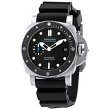 Panerai Submersible Black Dial Black Rubber Men's Watch #PAM00683 - Watches of America