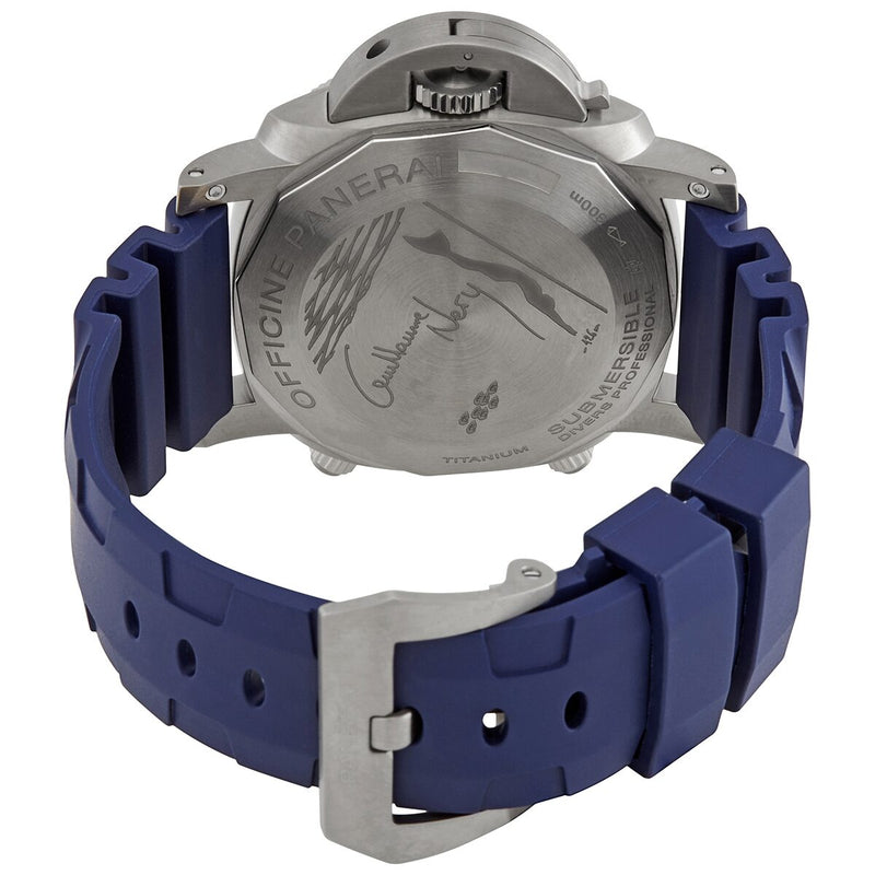 Panerai Submersible Chrono Guillaume Nery Edition Chronograph Automatic Shark Grey Dial Men's 47 mm Watch #PAM00982 - Watches of America #3