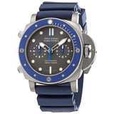Panerai Submersible Chrono Guillaume Nery Edition Chronograph Automatic Shark Grey Dial Men's 47 mm Watch #PAM00982 - Watches of America