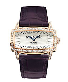 Patek Gondolo Gemma Rose Gold Ladies Watch #4981R - Watches of America