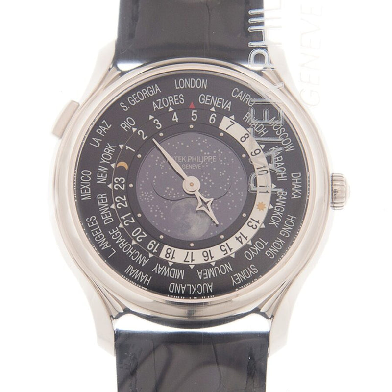 Patek Philippe Anniversary Series World Time Moon Automatic Black Dial Watch #5575G-001 - Watches of America #2