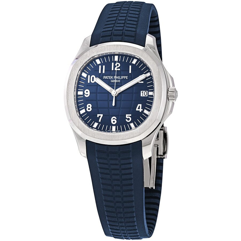 Patek Philippe Aquanaut Automatic Blue Dial Men's Watch #5168G-001 - Watches of America