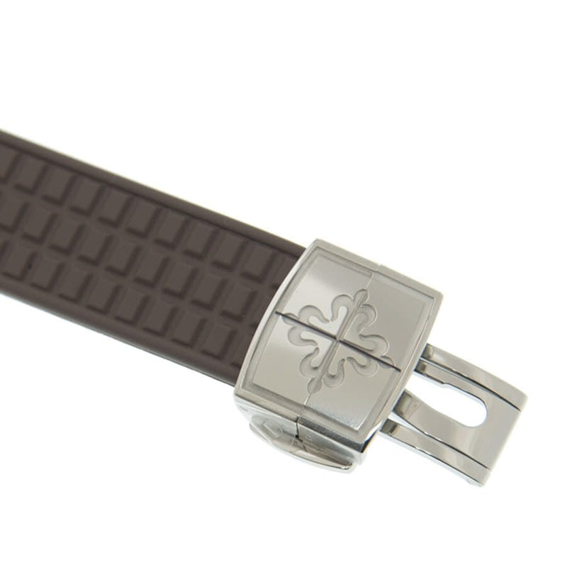 Patek Philippe Aquanaut Quartz Diamond Brown Dial Ladies Watch #5067A-023 - Watches of America #5