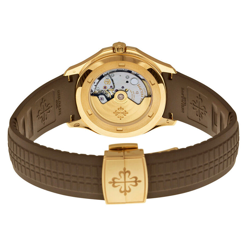 Patek Philippe Aquanaut Brown Dial 18k Rose Gold Brown Rubber Automatic Men's Watch #5167R-001 - Watches of America #3