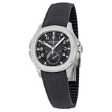 Patek Philippe Aquanaut Dual Time Black Dial Automatic Men's Watch #5164A-001 - Watches of America