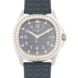 Patek Philippe Aquanaut Luce Quartz Diamond Blue Dial Ladies Watch #5067A-025 - Watches of America