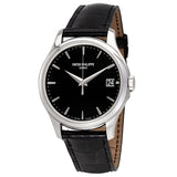 Patek Philippe Calatrava Automatic Black Dial Men's Watch #5227G-010 - Watches of America