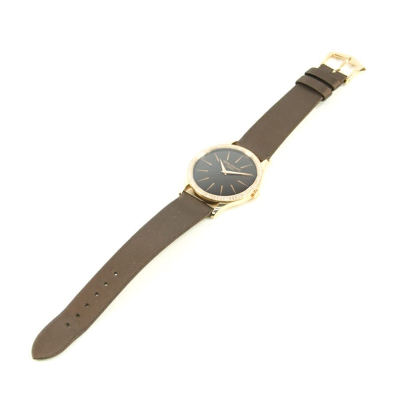 Patek Philippe Calatrava Hand Wind Diamond Brown Dial Ladies Watch #4897R-001 - Watches of America #3