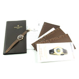 Patek Philippe Calatrava Hand Wind Diamond Brown Dial Ladies Watch #4897R-001 - Watches of America #5