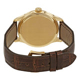 Patek Philippe Calatrava Ivory Dial 18kt Yellow Gold Brown Leather Men's Watch #5227J-001 - Watches of America #3