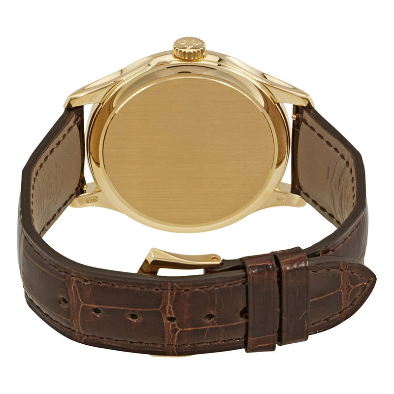 Patek Philippe Calatrava Ivory Dial 18kt Yellow Gold Brown Leather Men's Watch #5227J-001 - Watches of America #3