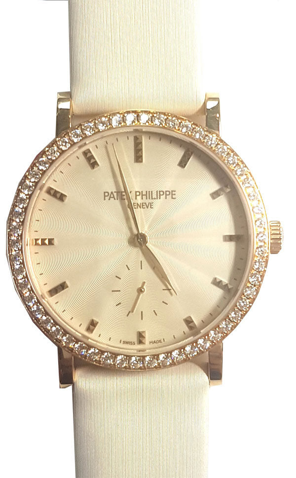 Patek Philippe Calatrava Ladies Hand Wound Watch #7120R-001 - Watches of America