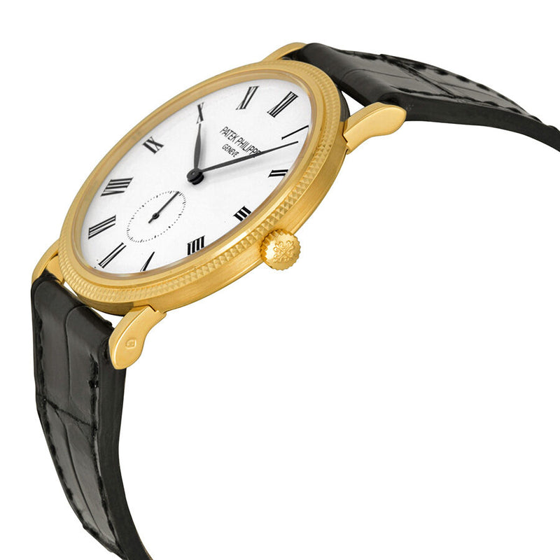 Patek Philippe Calatrava Mechanical White Dial Men's Watch #5119J-001 - Watches of America #2