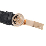 Patek Philippe Grand Complications Diamond Black Dial Men's Watch #6104R-001 - Watches of America #5