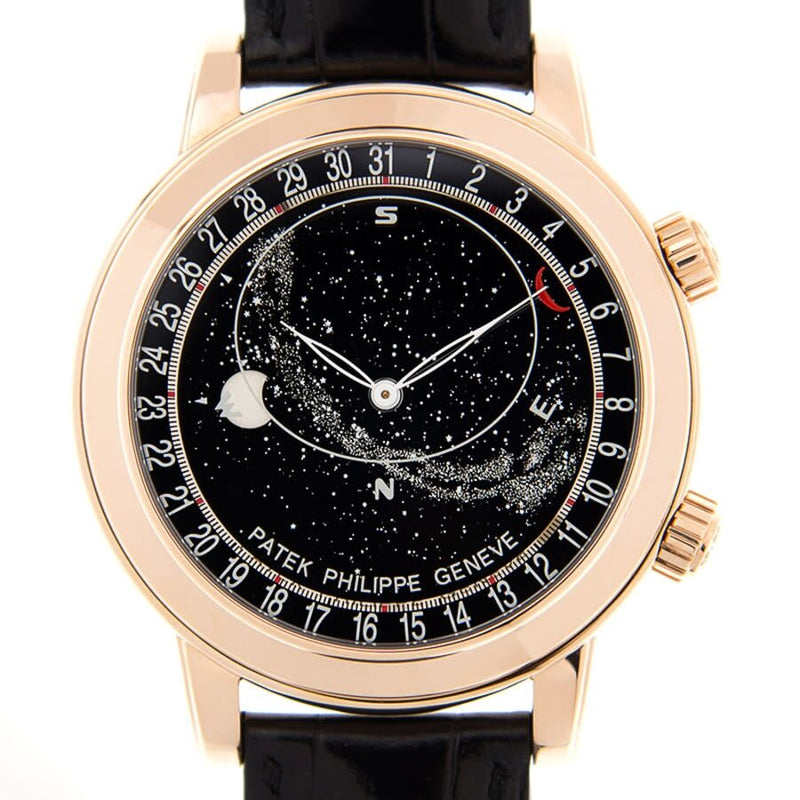 Patek Philippe Grand Complications Reloj de hombre con esfera negra 6102R 001 Watches of America