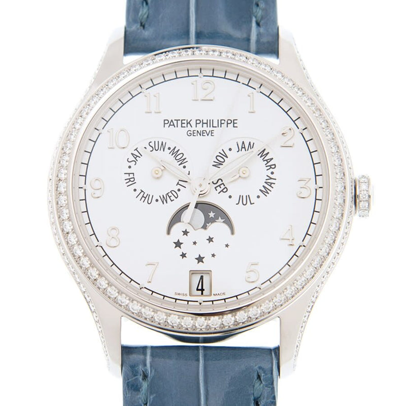 Patek Philippe Complications Diamond White Dial Ladies Watch #4947G-010 - Watches of America #2