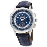 Patek Philippe Complications Blue Dial Automatic Men's 18K White Gold Watch #5930G-001 - Watches of America