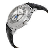 Patek Philippe Complications Grey Dial 18k White Gold Black Leather Men's Watch #5205G-001 - Watches of America #2
