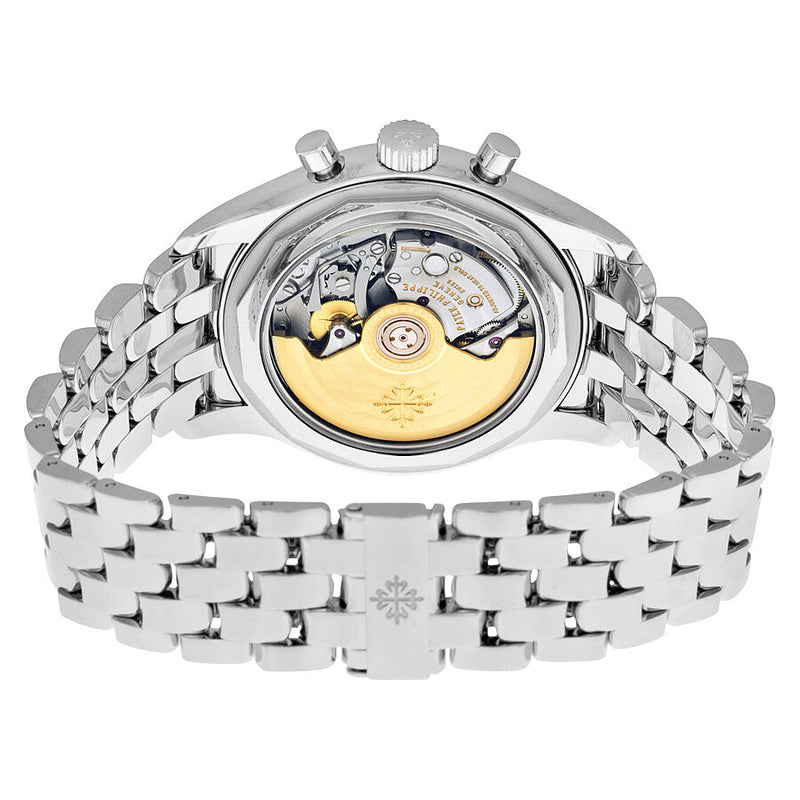 Patek Philippe Grand Complications Chronograph Silver Dial Stainless Steel Men's Watch 5960-1A #5960/1a-001 - Watches of America #3
