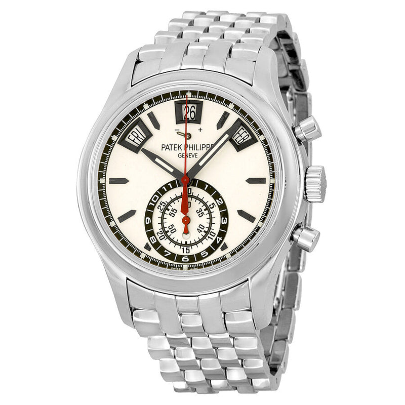 Patek Philippe Grand Complications Chronograph Silver Dial Stainless Steel Men's Watch 5960-1A#5960/1a-001 - Watches of America