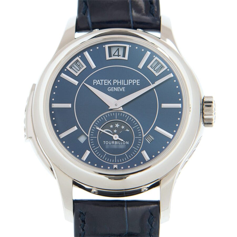 Patek Philippe Grand Complications Chronograph Blue Sunburst Dial Men's Watch #5207G-001 - Watches of America