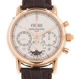 Patek Philippe Grand Complications Perpetual Chronograph Silver Dial Men's Watch #5204R-001 - Watches of America