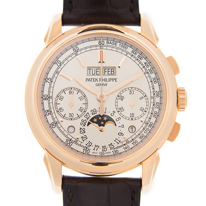 Patek Philippe Grand Complications Silver Dial 18K Rose Gold Men's Watch #5270R-001 - Watches of America